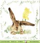 Preview: Hasen in der Wiese - 1 Paket mit 20 Servietten